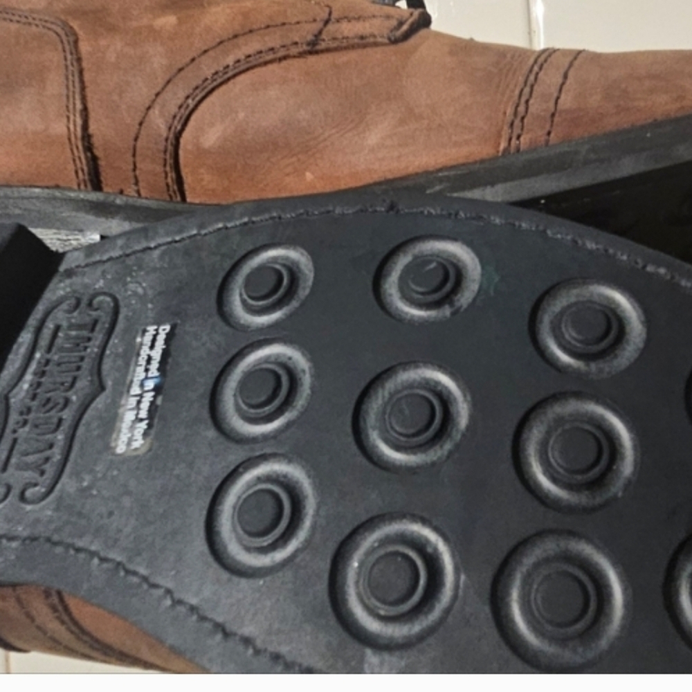 Thursday Boot Company Rustic Brown Leather Boots - Picture 8 of 8